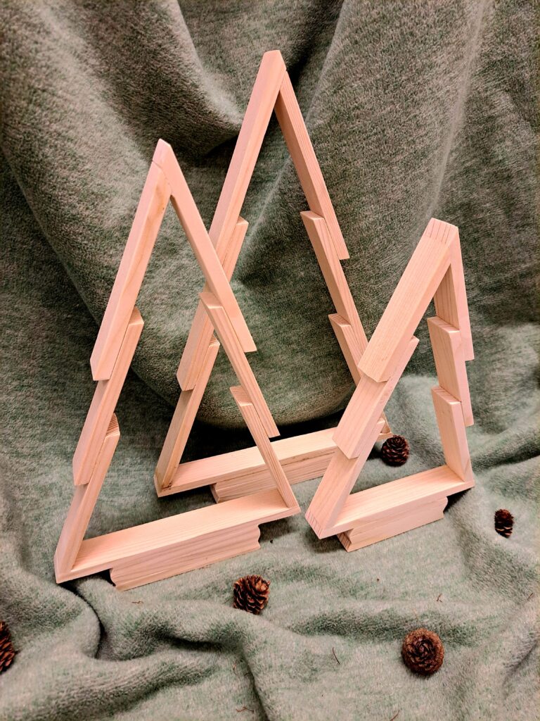 Holz Deko Bäume